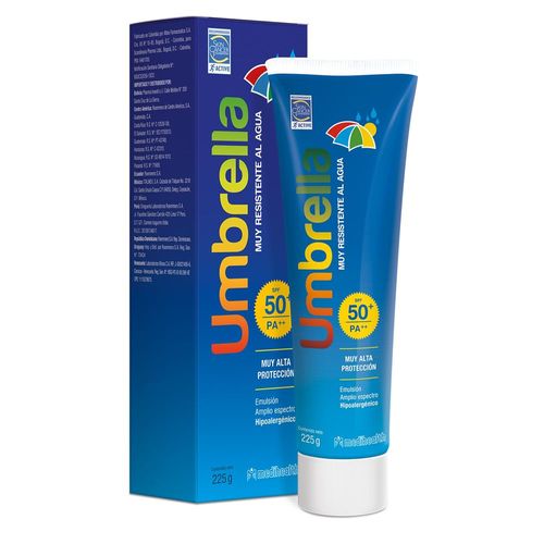 Umbrella Emulsion 50+ Resistente Al Agua X 225 G