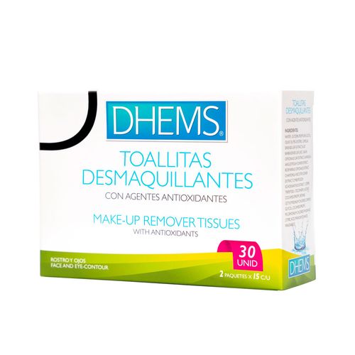 Dhems Toallitas Desmaquillantes Rostro Y Ojos X 30 Unidades