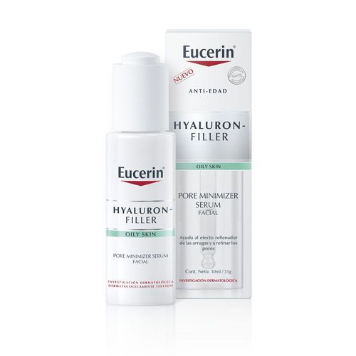 Serum facial  minimizador de poros Eucerin Hyaluron-Filler Facial Piel Grasa 30ml