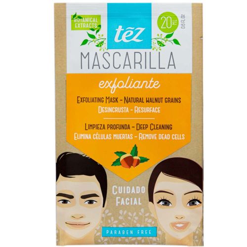 Mascarilla Exfoliante Mujer Con Granulos De Nuez X 20 Ml