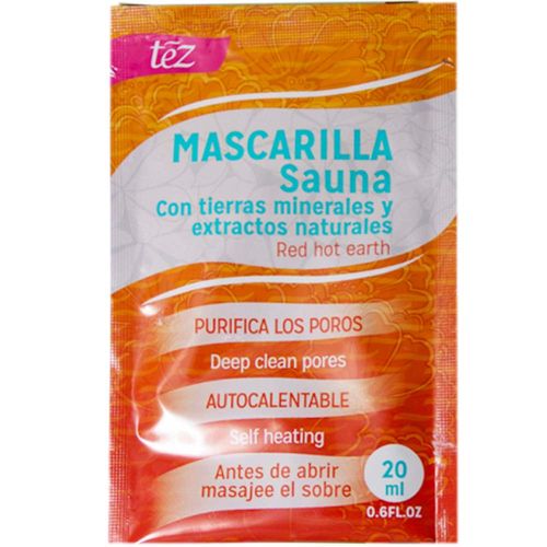 Mascarilla Sauna Con Extractos Naturales X 20 Ml