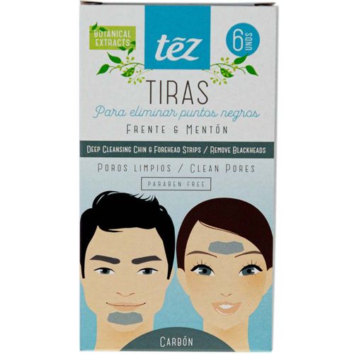 Tiras Puntos Negros Frente Y Menton Carbon Activado X 6