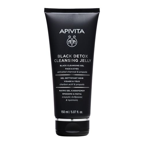 Apivita Black Detox Gel Limpiador Cara Y Ojos X 150 Ml