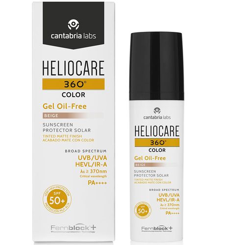 Heliocare 360 Gel Oil Free Beige Spf 50+ Toque Seco X 50 Ml