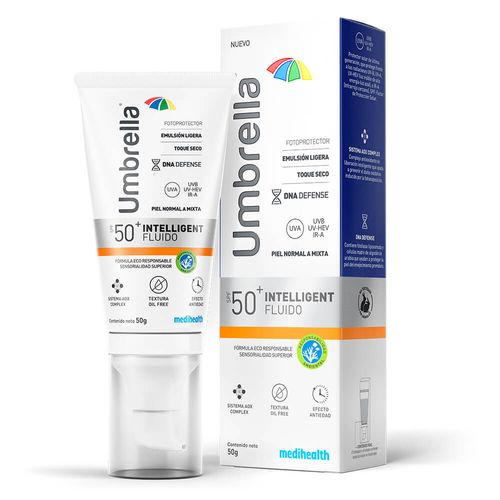Umbrella Intelligent Fluido Spf 50 X 60 G