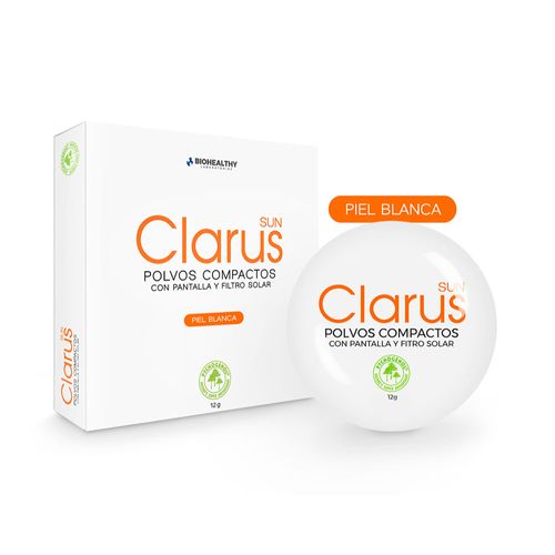 Clarus Polvo Compacto Blanco X 12 G