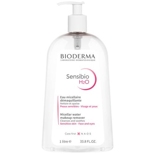 Bioderma Sensibio H2O Agua Micelar limpiadora para piel normal a  sensible 1L