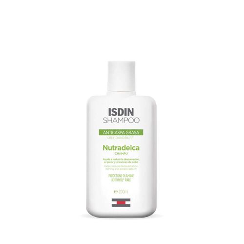 Isdin Shampoo Nutradeica Anticaspa Grasa Frasco X 200 Ml