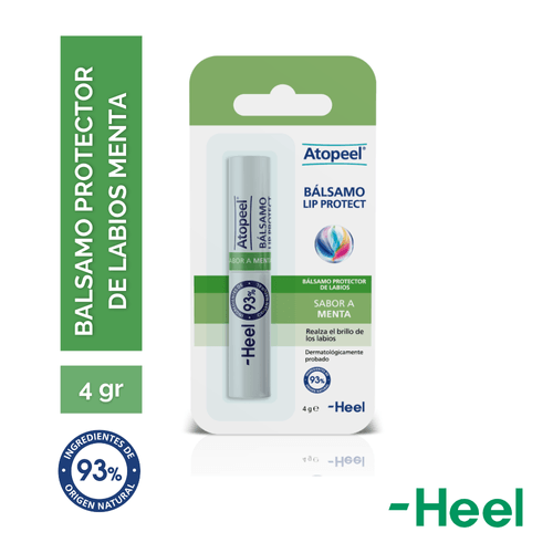 Atopeel Balsamo Protector De Labios Sabor A Menta X 4 G