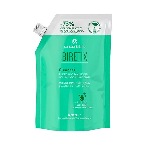 Biretix Gel Limpiador X 400 Ml Refill