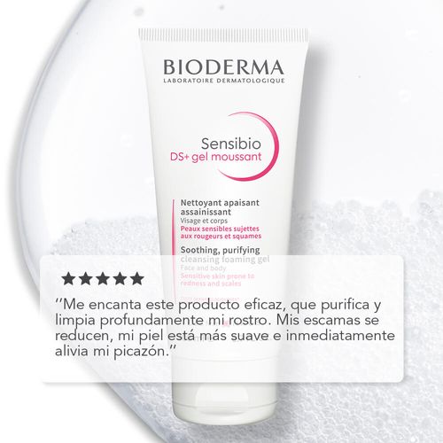 Bioderma Sensibio DS+ Gel para piel sensible con escamas 200 mL