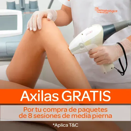 Depilacion Laser Media Pierna x 8 sesiones