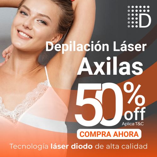Depilación Láser Diodo para Axilas – Paquete de 8 Sesiones