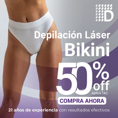 Depilación Láser Diodo para Bikini – Paquete de 8 Sesiones