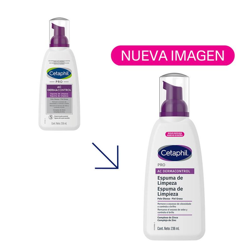 Cetaphil Pro Ac Control Espuma De Limpieza 236 Ml-2