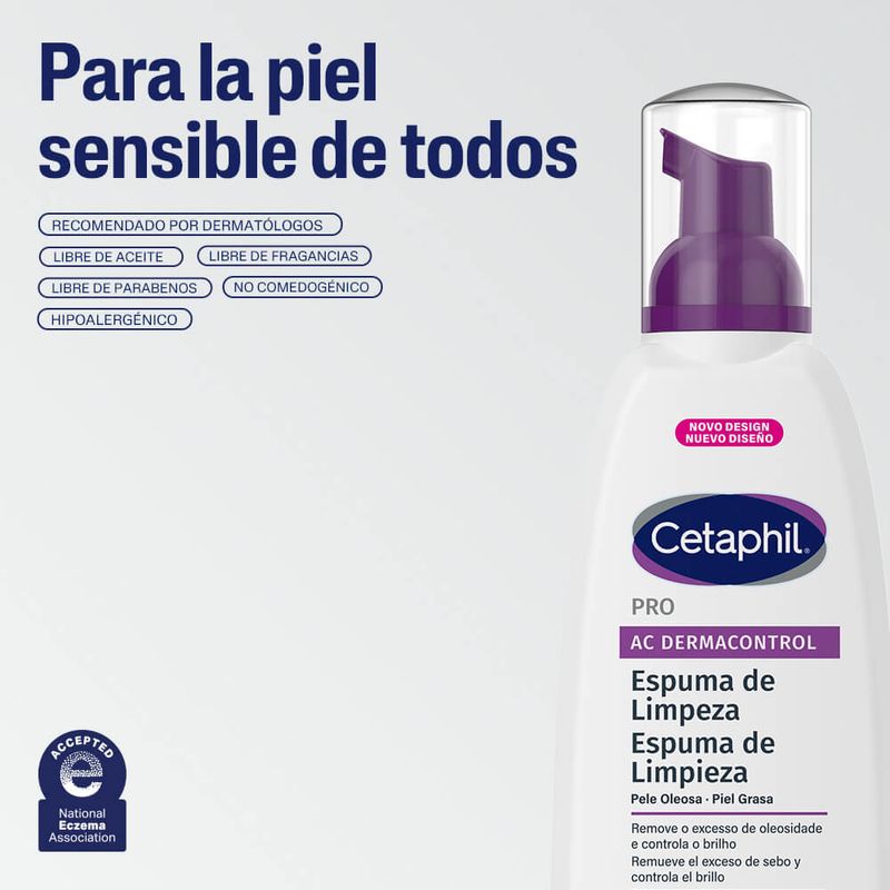 Cetaphil Pro Ac Control Espuma De Limpieza 236 Ml-5