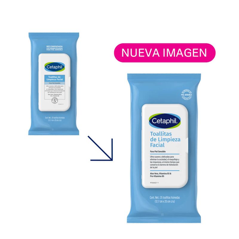 Cetaphil Toallitas Faciales 25 Und-2