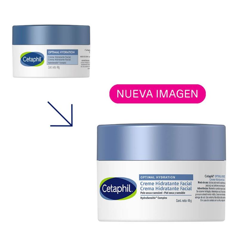 Cetaphil Optimal Hydration Crema Facial Dia X 48 Gr-2