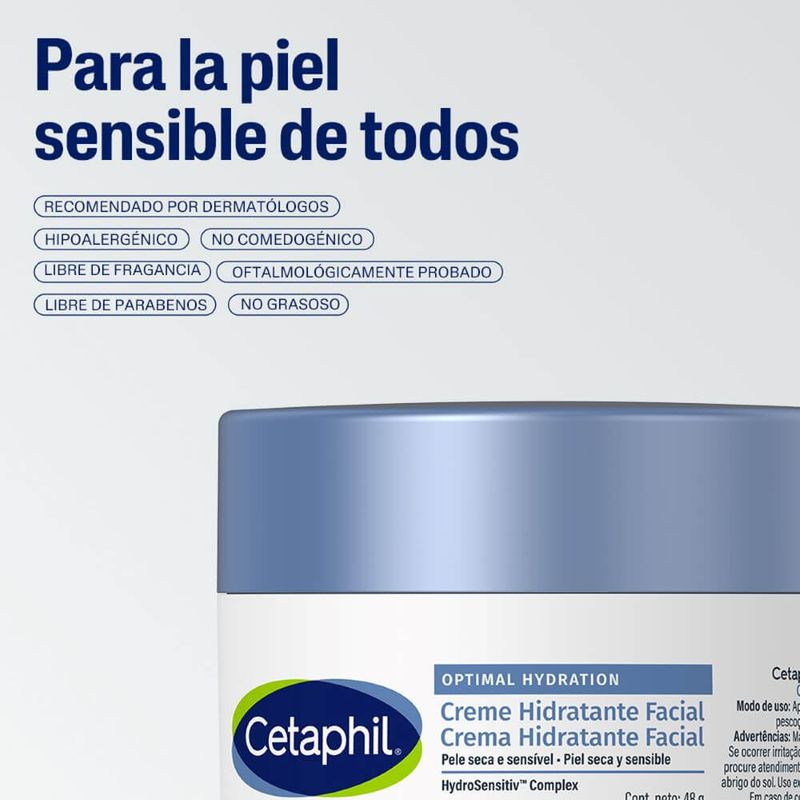 Cetaphil Optimal Hydration Crema Facial Dia X 48 Gr-5