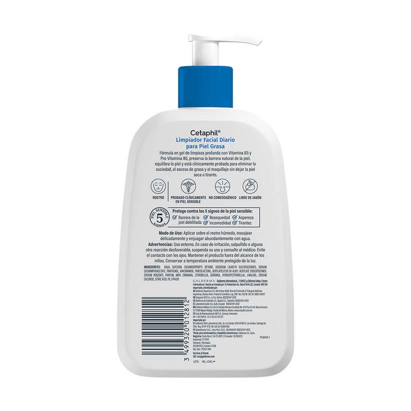Cetaphil Limpiador Piel Grasa 236 ml-10
