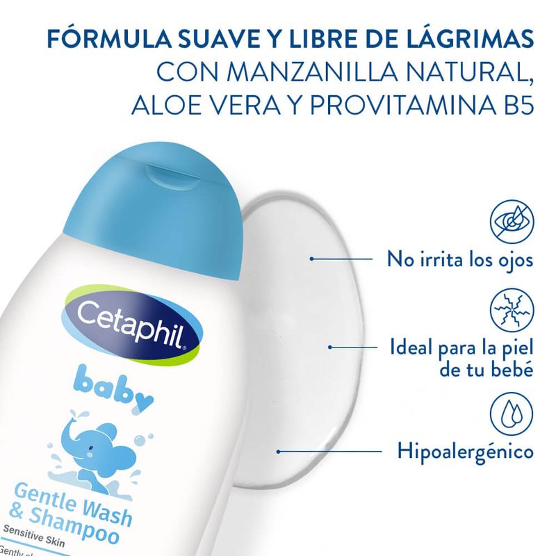 Cetaphil Baby  Bano Liquido De La Cabeza A Los Pies X 300Ml-3