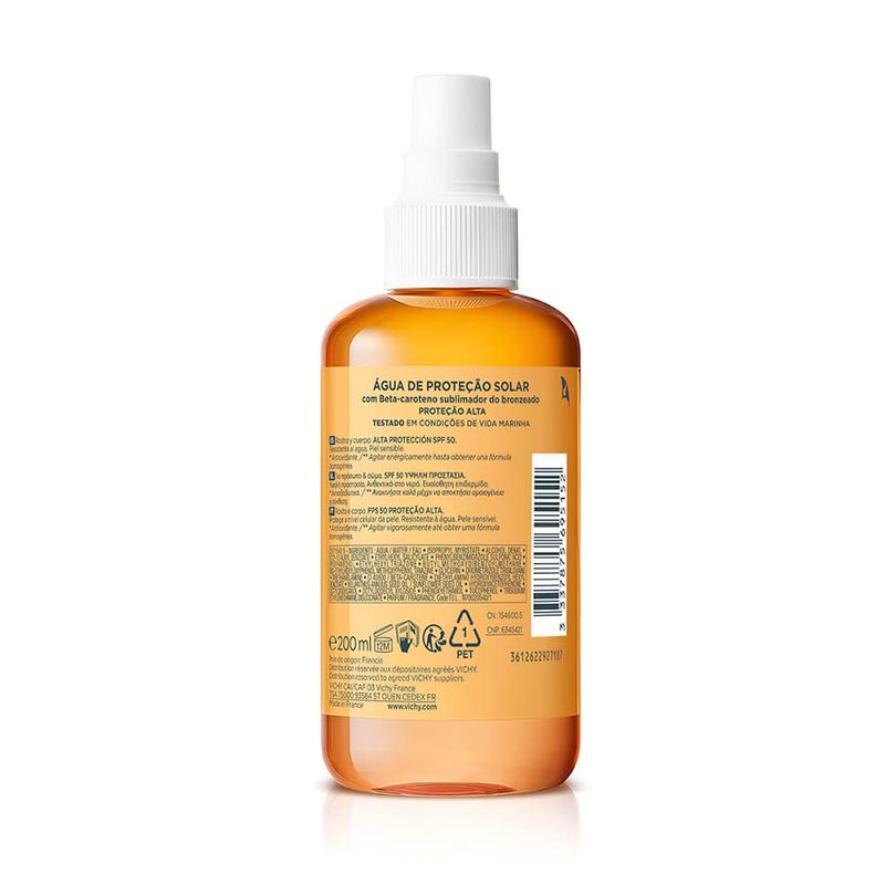 Vichy Capital Soleil Agua De Proteccion Solar X 200Ml 50+-9
