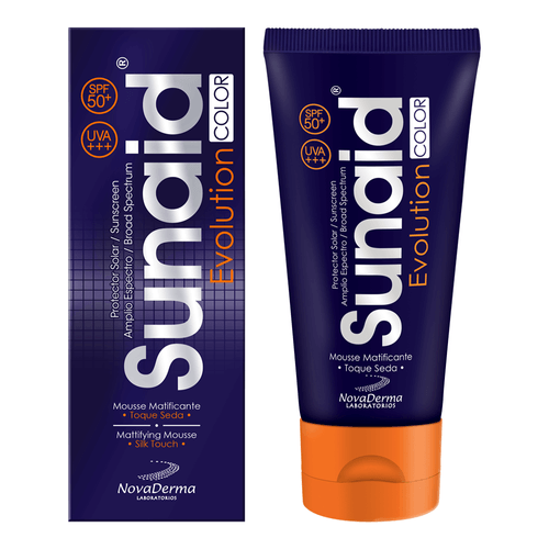 Sunaid Evolution Color Toque Seda Matificante Spf 50+ X 40 G