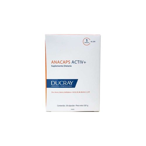 Ducray Anacaps Activ+ 30 Caps