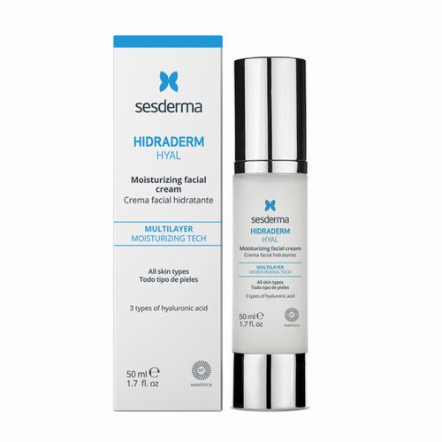 Crema Hidratante Para La Cara Sesderma Hidraderm Hyal Crema Facial X 50 Ml