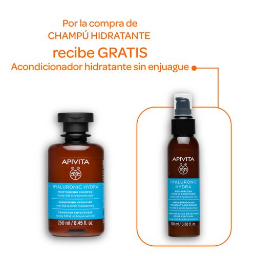 Apivita Kit Hidratación Capilar Rápida Shampoo y Acondicionador