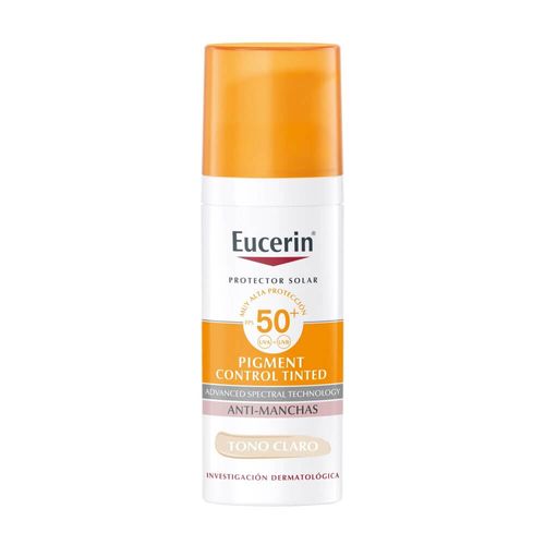 Protector Solar Facial Eucerin Sun Control Piel Manchada - Pigmentada Con Color Claro Fps 50+ 50ml