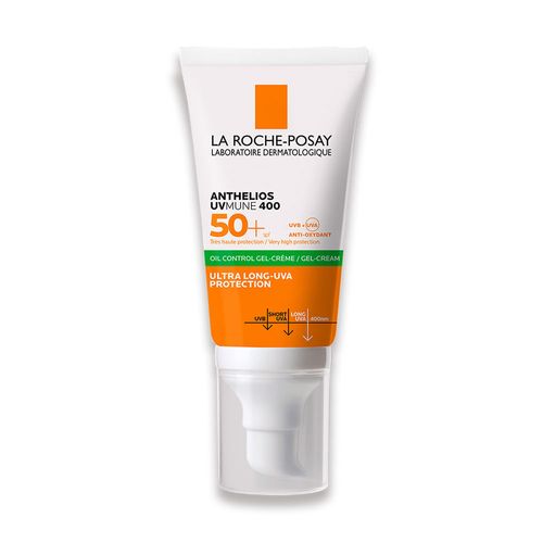 Protector Solar Anti Brillo Anthelios Gel toque seco FPS 50+ 50 ml - La Roche Posay
