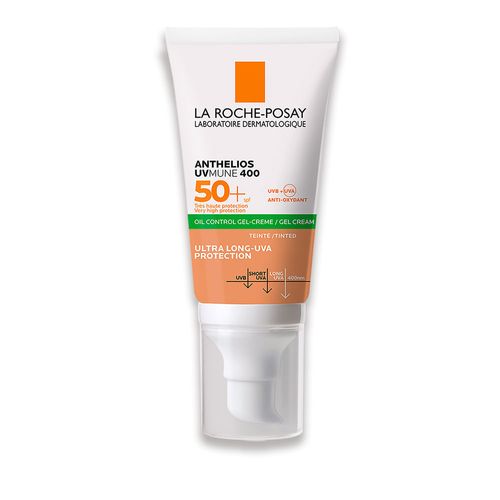 Protector Solar Anti Brillo Anthelios Gel toque seco FPS 50+ 50 ml - La Roche Posay
