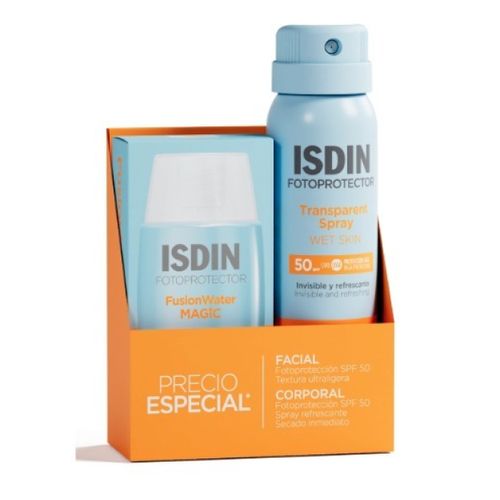 Kit Fusion Water Magic+Transparent - Isdin