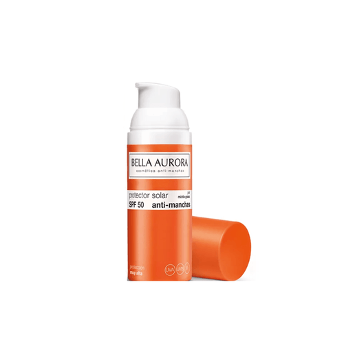 Protector solar antimanchas SPF50+ piel mixta a grasa -Bella Aurora