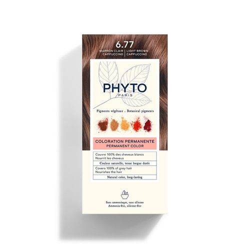 Phytocolor 6.77 Marrón Claro Capuchino - Phyto