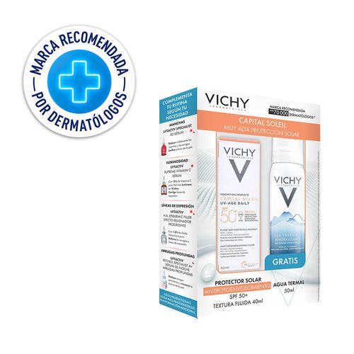 Kit Capital Soleil Uv Age + Agua Termal - Vichy