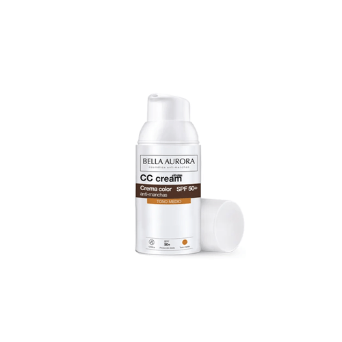 Protector solar CC Cream antimanchas SPF50 30ml - Bella Aurora