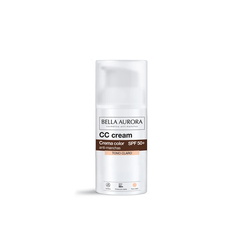 Protector solar CC Cream antimanchas SPF50 30ml - Bella Aurora