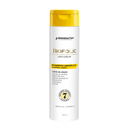Shampoo Amarillo Biofolic - Biohealthy