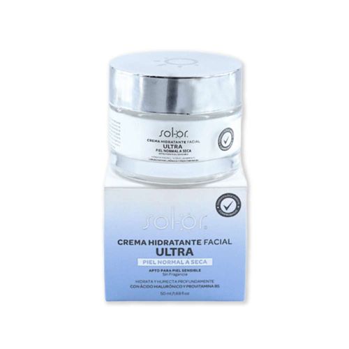 Crema Hidratante Facial Ultra - Solor