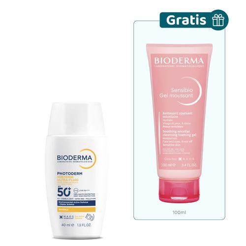 Kit Photoderm Xdefense + Obsequio Sensibio Gel moussant - Bioderma