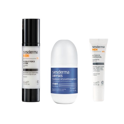Kit Men Skincare: Men Lotion + Men Contorno Ojos + Dryses Hombre - Sesderma
