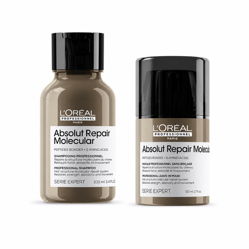 Kit  Absolut Repair Molecular Shampoo 100ml + Termoprotector 50ml - LOréal Professionnel