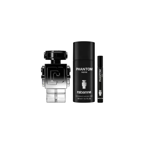Kit Phantom Elixir Parfum Intense 100 ml + Parfum Deodorant 150 ml + 10 ml - Rabanne
