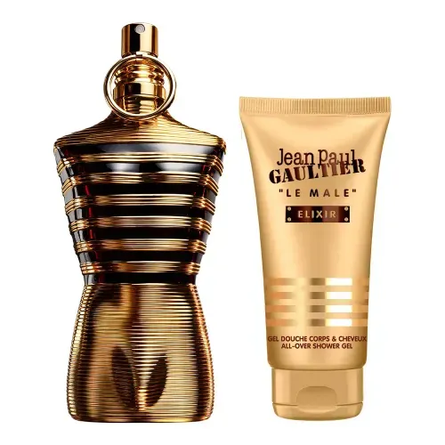 Kit Le Male Elixir Parfum 125 ml + All-Over Shower Gel 75 ml - Jean Paul Gaultier