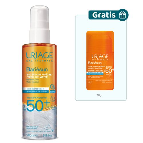 Kit Bariesun Spf50+ Agua Solar Refrescante Gratis Bariesun Spf50+ Stick Invisible - Uriage