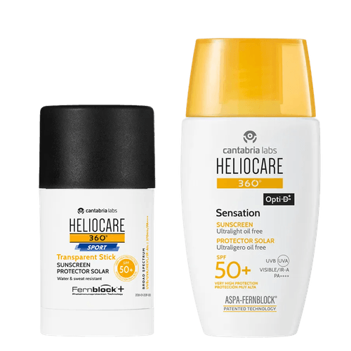 Kit Heliocare 360 Sport Stick  25 gr + Heliocare 360° Sensation  50 ml - Cantabria Labs