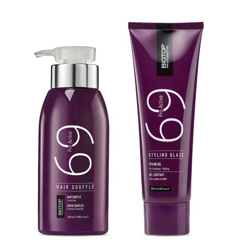 Kit Rutina de Crespos: Soufflé 330 ml + Styling Glaze 250 ml - Biotop