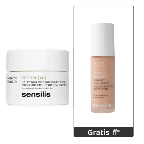 Kit Peptide [AR] Crema Sorbete 50ml + GRATIS Upgrade Base Maquillaje 30ml Miel Rosa - Sensilis